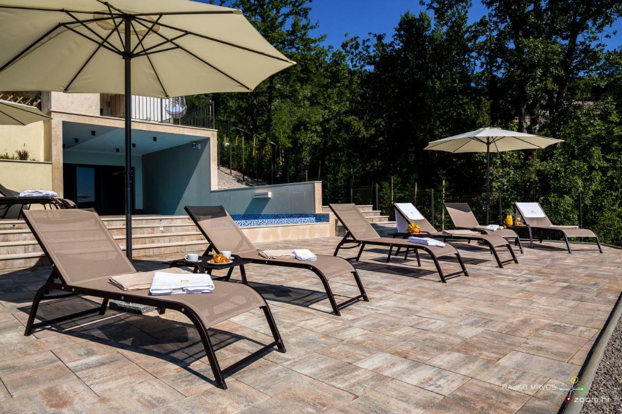 Villa Altavista - Seaview & Relax With Heated Pool & Minigolf Opatija Exterior foto